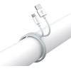 Riversong Cable USB to Type-C 3A Lotus 08 1.2m White - (CT71)
