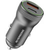 Riversong Car Charger 1xUSB/1xType-C PD 20W Safari S6 Gun Silver - (CC20G)