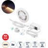 GloboStar ��� ������ Led ������ �������� ��������� 1 x 1.2m 3W 300lm 2835 Smd 120� ��������� IP65 �� ����������� & 1 x ��������� ������� 360� ������ ����� 4000k - (70400)