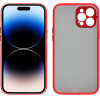 Lime Successories Lime ���� Iphone 14 Plus 6.7'' Hardshell Fusion Full Camera Protection Red With Black KEYS