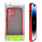Lime Successories Lime ���� Iphone 14 Pro 6.1'' Hardshell Fusion Full Camera Protection Red With Black KEYS