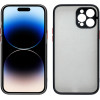Lime Successories Lime ���� Iphone 15 Plus 6.7'' Hardshell Fusion Full Camera Protection Black With Red KEYS