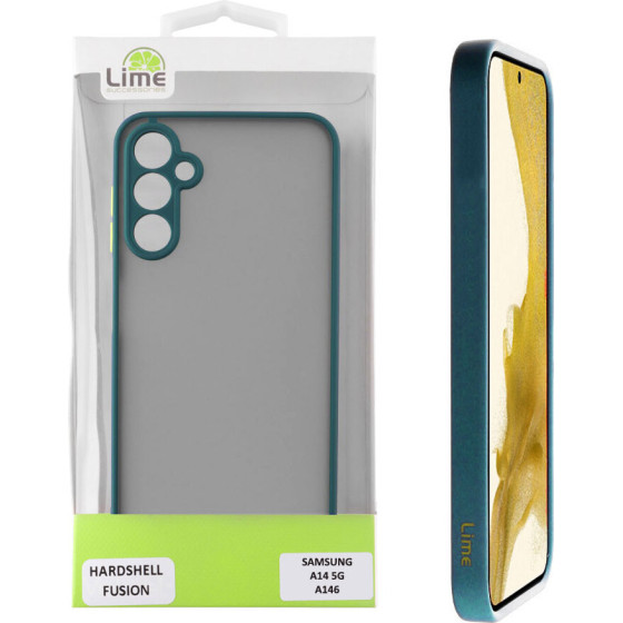 Lime Successories Lime ���� Samsung A14 4G A145/A14 5G A146 6.6'' Hardshell Fusion Full Camera Protection Green With Yellow KEYS