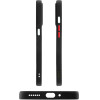 Lime Successories Lime ���� Samsung A34 5G A346 6.6'' Hardshell Fusion Full Camera Protection Black With Red KEYS