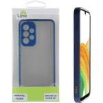 Lime Successories Lime ���� Samsung A34 5G A346 6.6'' Hardshell Fusion Full Camera Protection Blue With Yellow KEYS