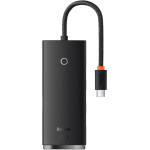 Baseus Lite Series 25cm Usb 3.0 Hub 5 ����� �� ������� USB-C - (WKQX030301)