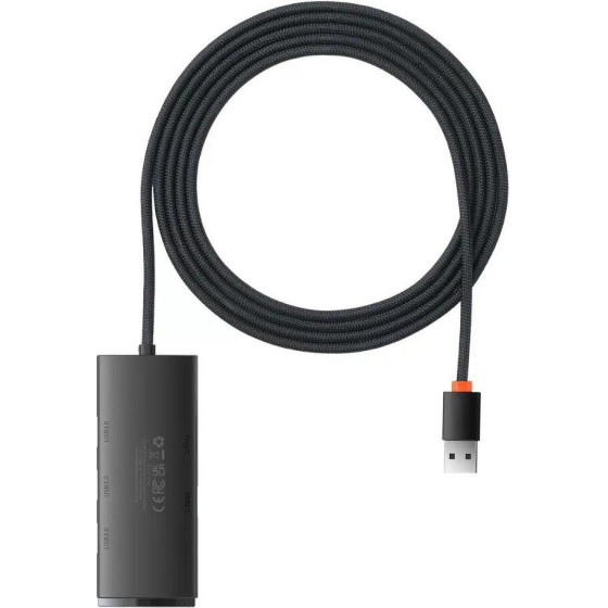 Baseus Lite Series 2m Usb 3.0 Hub 5 ����� �� ������� USB-A - (WKQX030201)