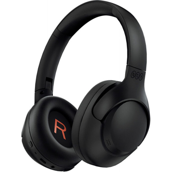 QCY H3 High-Res Headset Black w. Mic, Hybrid Feed Noise Canceling With 4 Mode Anc Button - 70h - (6957141408407)