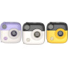 XO PR223 mini camera digital display fast charging power bank 10000mAh (Black & White)
