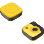 XO PR223 mini camera digital display fast charging power bank 10000mAh (Black & Yellow)