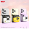 XO PR223 mini camera digital display fast charging power bank 10000mAh (Black & Yellow)