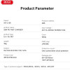 XO USB-C PD20W Fast Charging Charger with Type-C cable(NB-Q190A) - (L126)