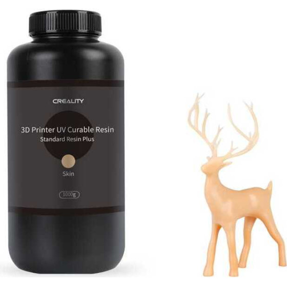 Creality Resin Plus Skin Flesh, 1kg Standard Rigid Resin Plus For 3D Printers - (3302020091)