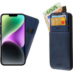 Idol 1991 ���� Iphone 14 Plus 6.7'' ANTI-Rfid Leather Smart Wallet BLUE