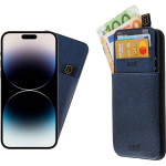 Idol 1991 ���� Iphone 14 Pro Max 6.7'' ANTI-Rfid Leather Smart Wallet BLUE