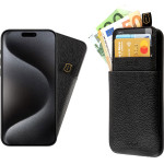 Idol 1991 ���� Iphone 15 Pro Max 6.7'' ANTI-Rfid Leather Smart Wallet BLACK