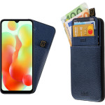 Idol 1991 ���� Xiaomi Redmi 12C 6.71'' ANTI-Rfid Leather Smart Wallet BLUE
