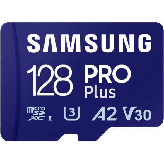 Samsung Pro Plus Microsdxc 128GB U3 V30 A2 UHS-I - (MB-MD128SA/EU)