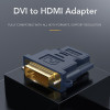 Cabletime ���������� Hdmi �� Dvi 24+1 AV599, With Ring, 1080p, ����