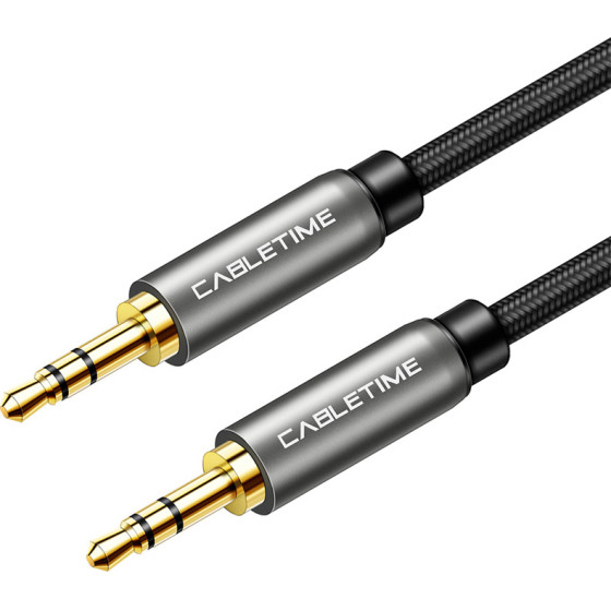 Cabletime ������� Aux Stereo 3.5mm 1/8'' AV311, M-M, 1m, �����