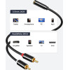 Cabletime ������� Stereo 3.5mm �� 2x Rca AV310, 0.2m, �����