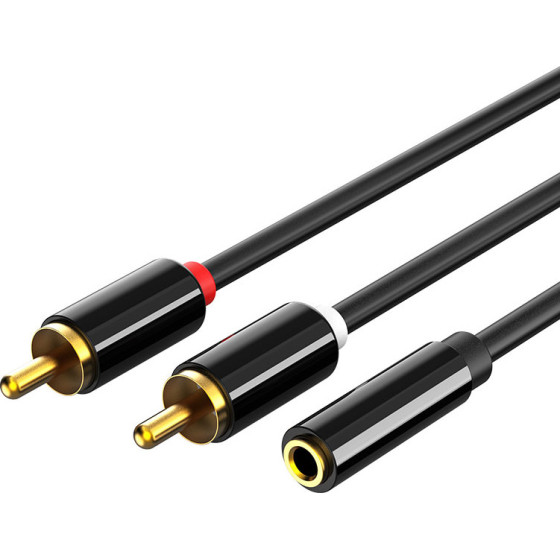 Cabletime ������� Stereo 3.5mm �� 2x Rca AV310, 0.2m, �����