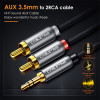 Cabletime ������� Stereo 3.5mm �� 2x Rca AV314, 3m, �����