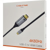 Cabletime ������� USB-C �� Hdmi C160, 4K, Gold plated, 1.8m, �����
