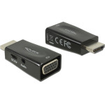 DeLock ���������� Hdmi �� Vga + 3.5mm 1080p, ������ - (65901)