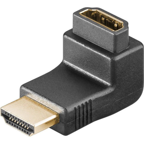 Goobay ���������� Hdmi ������ �� �������� 90�, 4K, ������ - (68782)