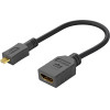 Goobay ������� Hdmi Micro �� Hdmi 4K, 0.15m, ����� - (58683)