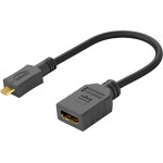 Goobay ������� Hdmi Micro �� Hdmi 4K, 0.15m, ����� - (58683)
