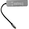 NSP N16 5 In 1 USB-C Hub Type C To Hdmi 4K 30HZ/Usb 3.0 5Gbps/2 Usb 2.0/Pd 3.0 100W/ Type C 3 5GBps Alu GREY