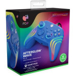 PDP Afterglow Wave Blue Wired Controller For Xbox Series X - (049-024-BL)