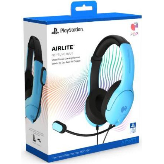 PDP Airlite Wired Stereo Headset For PlayStation-Neptune Blue - (052-011-BL)