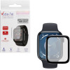 Volte-Tel Tempered Glass Apple Watch 7/Watch 8/Watch 9 45mm 3D Edge 1.9'' 9H 0.30mm Full Glue Full Cover BLACK
