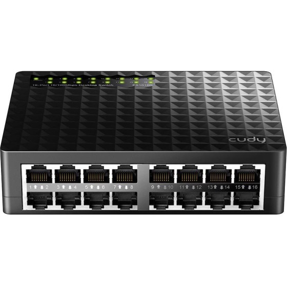 Cudy 16-Port 10/100 Mbps Desktop Switch - (FS1016D)