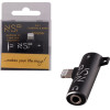 NSP Adaptor 2 In 1 Charging And Audio Adapter Lightning To 3.5MM JACK+Lightning BLACK