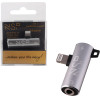 NSP Adaptor 2 In 1 Charging And Audio Adapter Lightning To 3.5MM JACK+Lightning SILVER