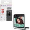 Volte-Tel Tempered Glass Samsung Z Flip 5 5G F731 6.7'' 9H 0.25mm 3D Curved For Camera BLACK