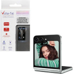 Volte-Tel Tempered Glass Samsung Z Flip 5 5G F731 6.7'' 9H 0.25mm 3D Curved For Camera BLACK