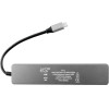 NSP N14 8 In 1 USB-C Hub Type C To Hdmi 4K 30HZ/2 Usb 480Mbps/Pd 87W/Usb C/F / SD/Tf Usb 2.0 /RJ45 100MBps Alu GREY