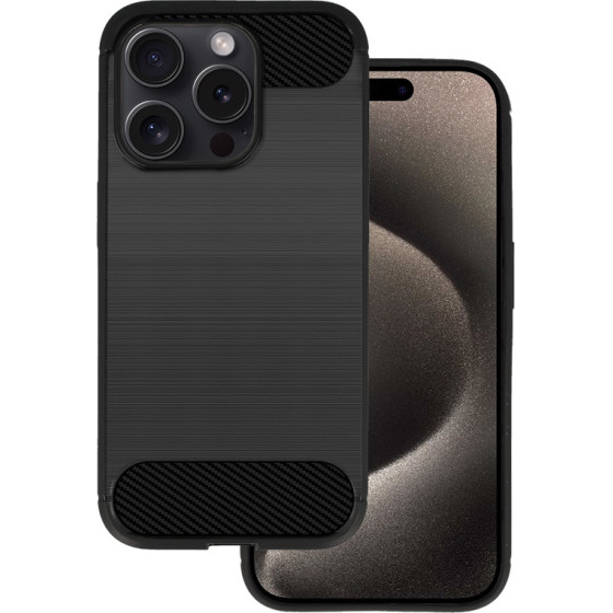 Powertech ���� Carbon ��� Iphone 15 Pro Max, ����� - (MOB-1930)