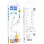 Hoco Crystal Color Silicone Charging ������� ��������, LIGHTNING, ���� - (X97)