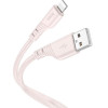 Hoco Crystal Color Silicone Charging ������� ��������, LIGHTNING, ��� - (X97)