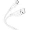 Hoco Crystal Color Silicone Charging ������� ��������, TYPE-C, ����� - (X97)