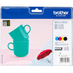 Brother Inkjet Cyan/Magenta/Yellow/Black Cartridge (LC-227XLVALBPDR) (BRO-LC-227XLVALBPDR) - (LC227XLVALBP)