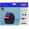 Brother ������ Inkjet LC-123 B/C/M/Y (LC-123VALBP) - (LC123VALBP)