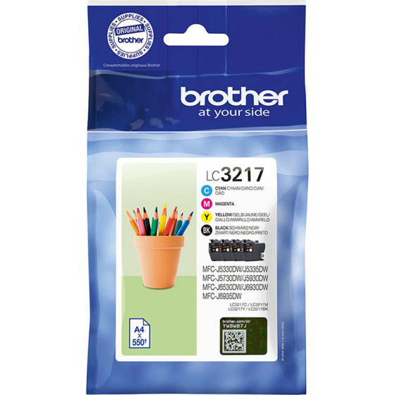 Brother ������ Inkjet LC-3217VP Multipack (LC-3217VP) - (LC3217VALBP)