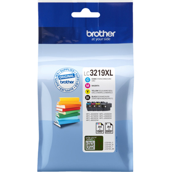 Brother ������ Inkjet LC-3219XLvp Multipack (LC-3219XLVP) - (LC3219XLVALBP)